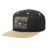 Youth Outerstuff Black New Orleans Saints Team Gradient Deadstock Adjustable Hat