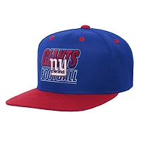 Youth Outerstuff Royal New York Giants Team Gradient Deadstock Adjustable Hat