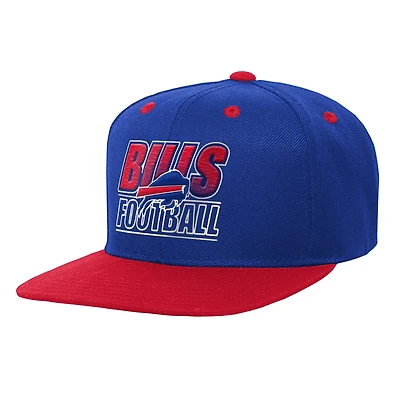 Youth Outerstuff Royal Buffalo Bills Team Gradient Deadstock Adjustable Hat