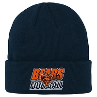 Youth Outerstuff  Navy Chicago Bears Team Gradient Cuffed Knit Hat