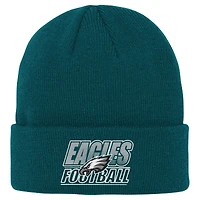 Youth Outerstuff  Midnight Green Philadelphia Eagles Team Gradient Cuffed Knit Hat