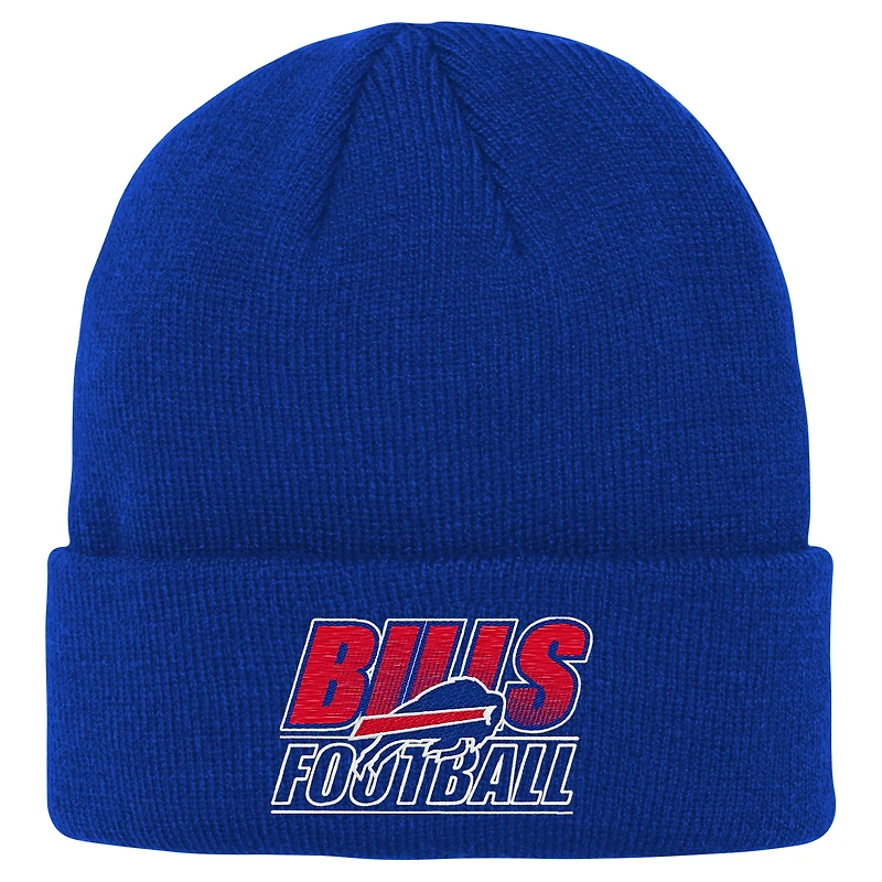 Youth Outerstuff Royal Buffalo Bills Team Gradient Cuffed Knit Hat