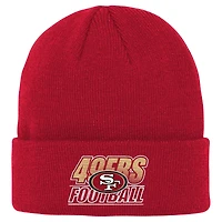Youth Outerstuff  Scarlet San Francisco 49ers Team Gradient Cuffed Knit Hat