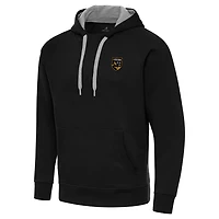 Men's Antigua  Black Birmingham Legion FC Victory Raglan Pullover Hoodie