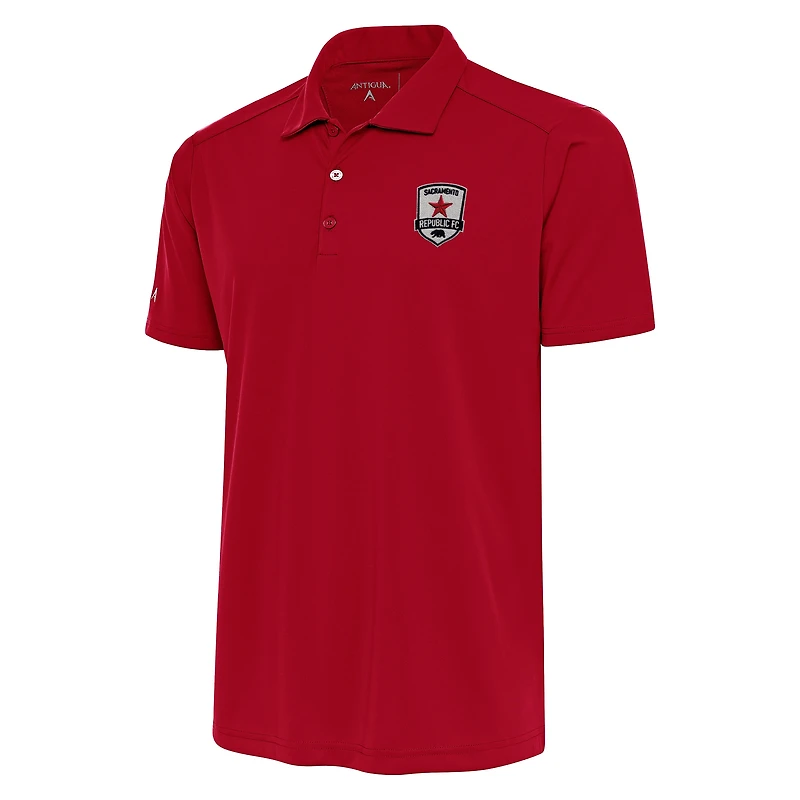 Men's Antigua Red Sacramento Republic FC Tribute Polo