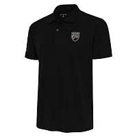 Men's Antigua  Black San Antonio FC Tribute Polo