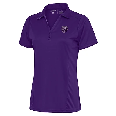 Women's Antigua  Purple Louisville City FC Tribute Polo