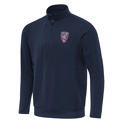 Men's Antigua Navy Indy Eleven Generation Quarter-Zip Pullover