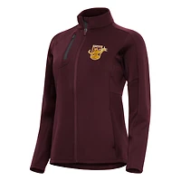 Women's Antigua  Maroon Detroit City FC Generation Full-Zip Jacket