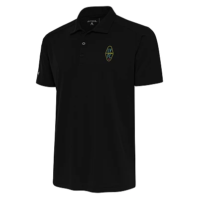 Men's Antigua  Black Las Vegas Lights FC Big & Tall Tribute Polo