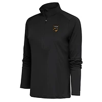 Women's Antigua  Black Birmingham Legion FC Tribute Half-Zip Pullover