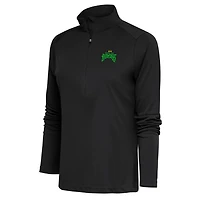 Women's Antigua  Black Tampa Bay Rowdies Tribute Half-Zip Pullover
