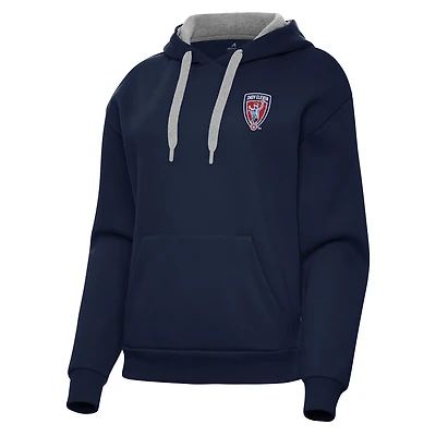 Women's Antigua  Navy Indy Eleven Victory Pullover Hoodie
