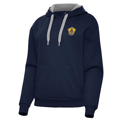 Women's Antigua  Navy Rhode Island FC Victory Pullover Hoodie