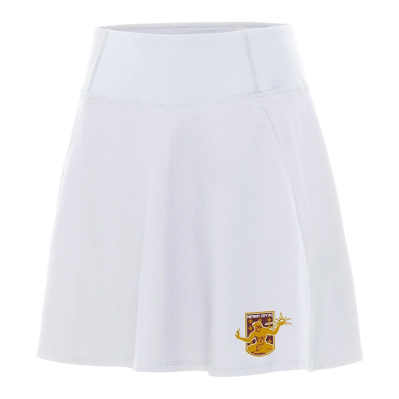 Women's Antigua White Detroit City FC Chip Skort