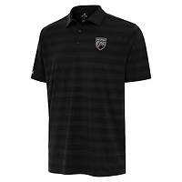 Men's Antigua Black San Antonio FC Tunnel Polo