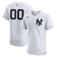 Men's Nike White New York Yankees Home Elite Custom Jersey