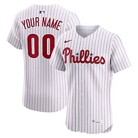 Men's Nike White Philadelphia Phillies Home Elite Custom Jersey