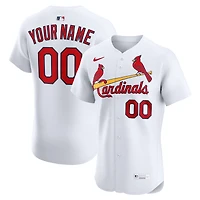 Men's Nike White St. Louis Cardinals Home Elite Custom Jersey