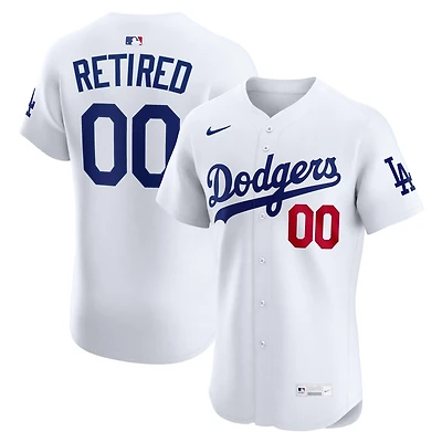 Men's Nike White Los Angeles Dodgers  Home Elite Pick-A-Player Retired Roster Jersey