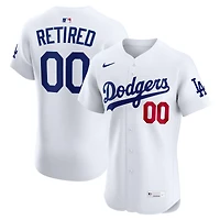 Men's Nike White Los Angeles Dodgers  Home Elite Pick-A-Player Retired Roster Jersey