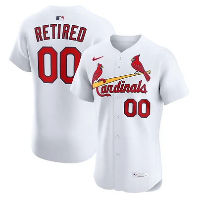 Men's Nike White St. Louis Cardinals  Home Elite Pick-A-Player Retired Roster Jersey