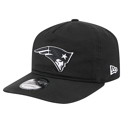 Men's New Era  Black/White New England Patriots 19TWENTY Adjustable Hat