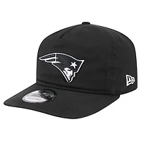 Men's New Era  Black/White New England Patriots 19TWENTY Adjustable Hat