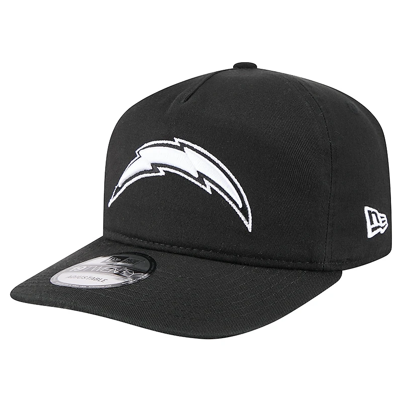 Men's New Era  Black/White Los Angeles Chargers 19TWENTY Adjustable Hat