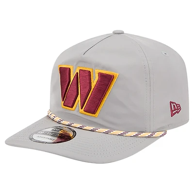 Men's New Era Gray Washington Commanders Rope 19TWENTY Hat