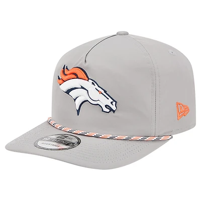Men's New Era Gray Denver Broncos Rope 19TWENTY Hat