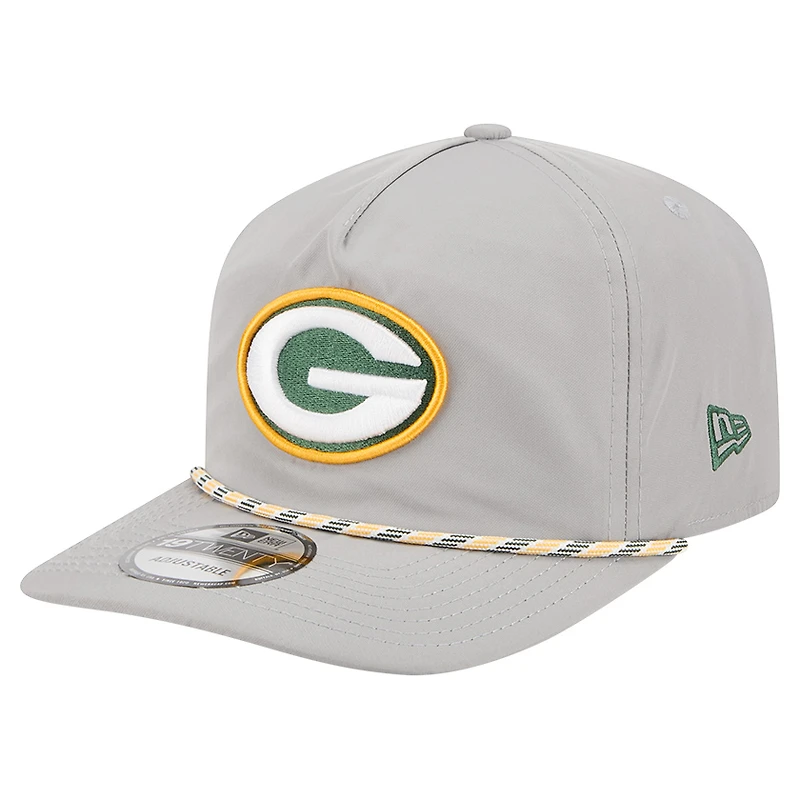Men's New Era Gray Green Bay Packers Rope 19TWENTY Hat