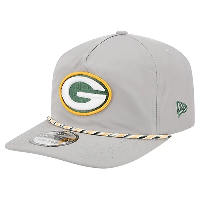 Men's New Era Gray Green Bay Packers Rope 19TWENTY Hat