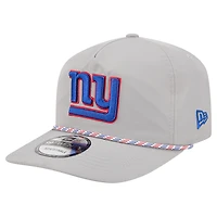 Men's New Era Gray New York Giants Rope 19TWENTY Hat