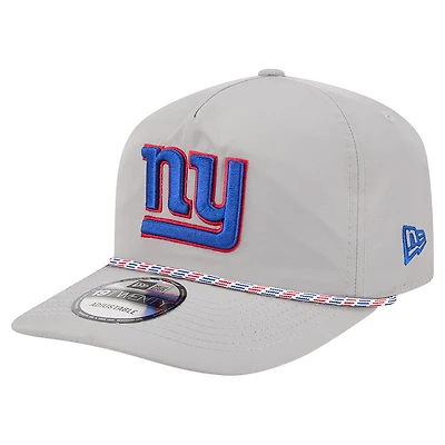 Men's New Era Gray New York Giants Rope 19TWENTY Hat