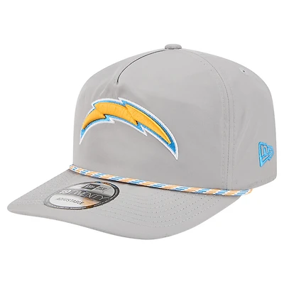 Men's New Era Gray Los Angeles Chargers Rope 19TWENTY Hat
