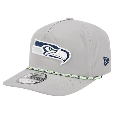 Men's New Era Gray Seattle Seahawks Rope 19TWENTY Hat
