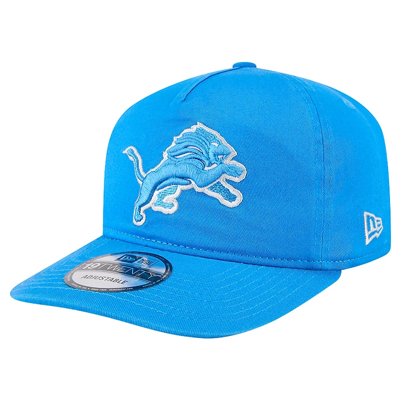 Men's New Era Blue Detroit Lions Team 19TWENTY Adjustable Hat
