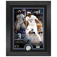 Highland Mint Anthony Davis Dallas Mavericks First Game 13" x 16" Silver Coin Photo Mint