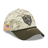 Men's New Era  Camo Chicago Bears 2025 Salute to Service 39THIRTY Flex Hat