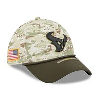 Men's New Era  Camo Houston Texans 2025 Salute to Service 39THIRTY Flex Hat