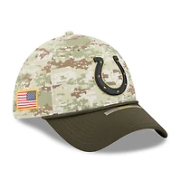 Men's New Era  Camo Indianapolis Colts 2025 Salute to Service 39THIRTY Flex Hat
