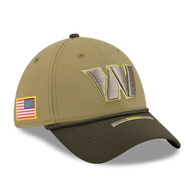 Men's New Era  Green Washington Commanders 2025 Salute to Service 39THIRTY Flex Hat