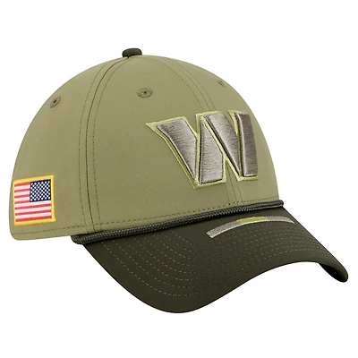Men's New Era  Green Washington Commanders 2025 Salute to Service 39THIRTY Flex Hat