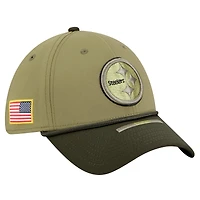 Men's New Era  Green Pittsburgh Steelers 2025 Salute to Service 39THIRTY Flex Hat