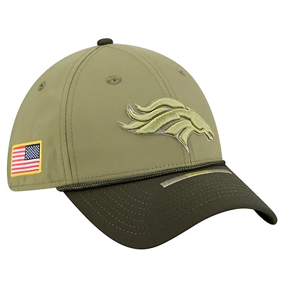 Men's New Era  Green Denver Broncos 2025 Salute to Service 39THIRTY Flex Hat