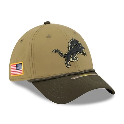 Men's New Era  Green Detroit Lions 2025 Salute to Service 39THIRTY Flex Hat