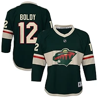 Youth Outerstuff Matthew Boldy Green Minnesota Wild Home Replica Jersey