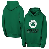 Youth Outerstuff Kelly Green Boston Celtics Back To The Basics Hoodie