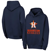 Youth Outerstuff  Navy Houston Astros Back to Basics Hoodie